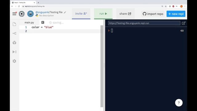Python Variable смотреть онлайн