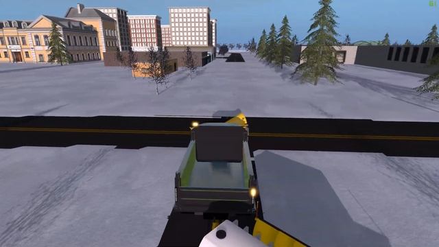 FS17 Plowing Snow With Tow Plow & Plow Truck - Farming Simulator Snow Mod