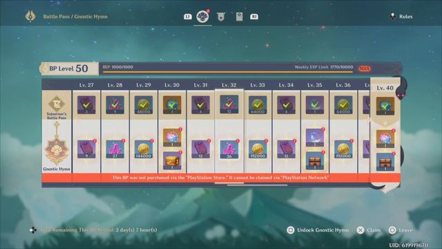 Crossplay Cannot Access Battle Pass Rewards! Gnostic Hymn, Gnostic Chorus, Genshin Impact смотреть онлайн