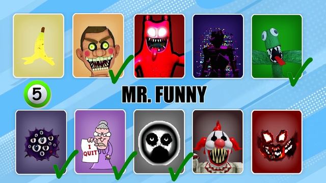 Guess the MONSTER'S VOICE #6 |ROBLOX DOORS & ROBLOX OBBYS, GARTEN OF BANBAN смотреть онлайн