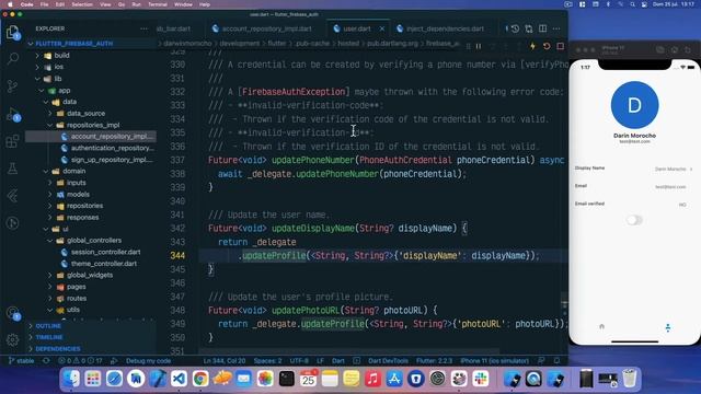 Flutter - Firebase Authentication - 23 (actualizando el displayName - parte 2) смотреть онлайн