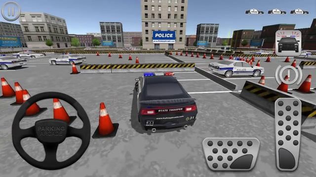 3D Police Car Parking 2015 - Game Video Trailer смотреть онлайн