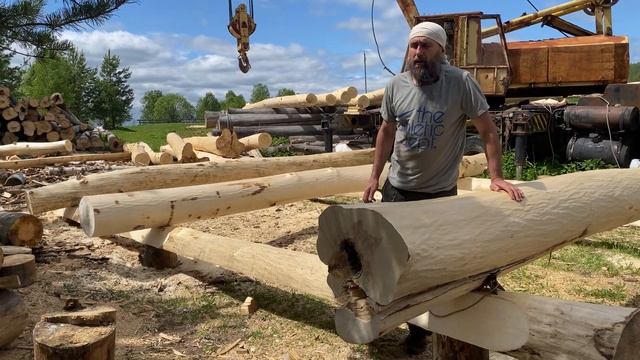 Продолжаем рубку бани для Ивана Бояринцева смотреть онлайн