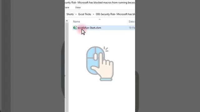 MS Excel Error Solution - Security Risk- Microsoft has blocked macros from running because the... смотреть онлайн