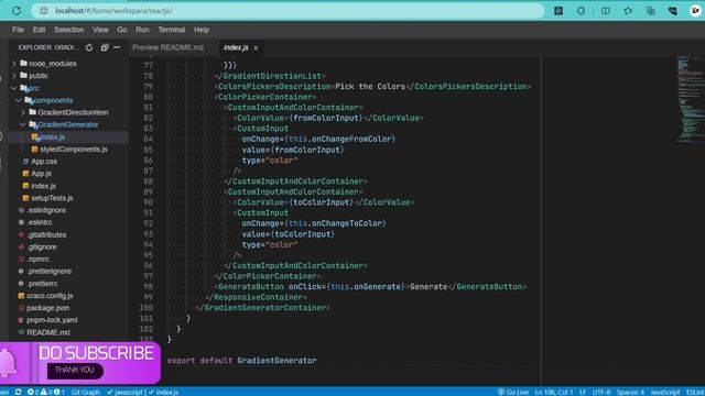Gradient Generator Coding Practice 45 React js | Gradient Generator ccbp nxtwave смотреть онлайн