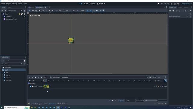 How to animate player movement in Godot 4 | ARPG in Godot 4 #3 | tutorial | zelda-like смотреть онлайн