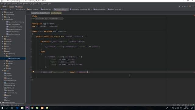 [PHP][Yii2] Создание корзины для интернет магазина смотреть онлайн