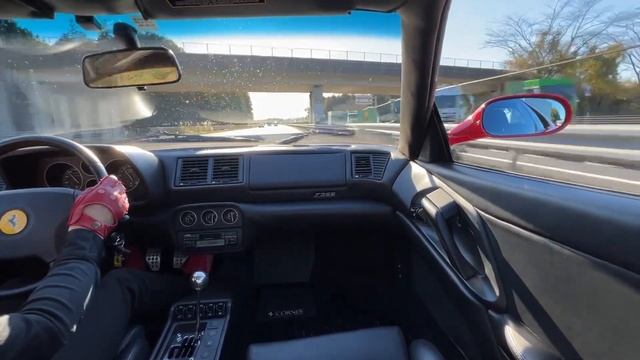 Ferrari F355 highway drive E6#01 смотреть онлайн