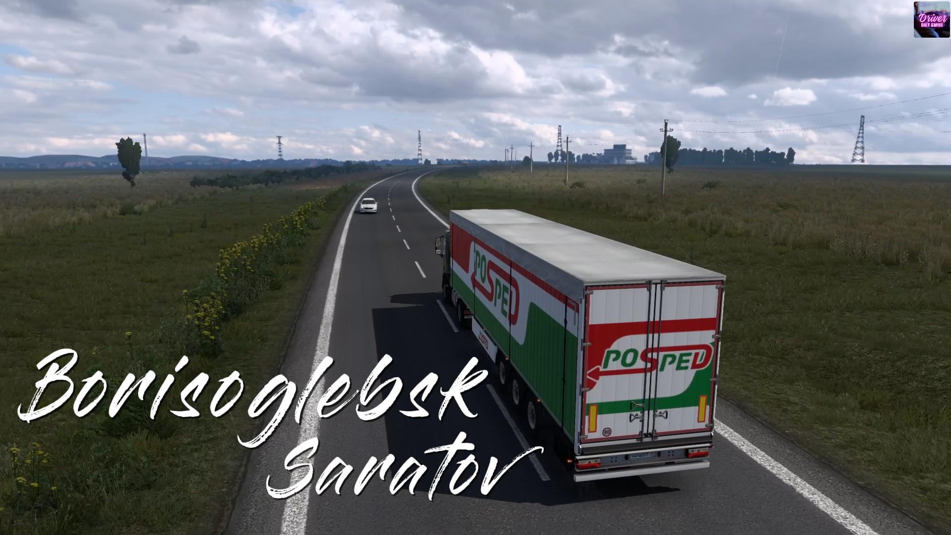 ETS2. Из Борисоглебска в Саратов. смотреть онлайн