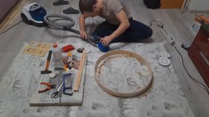 Как сделать шаманский бубен | «Выемка и обработка обода» - Видео 4.