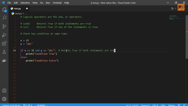 And , Or Operator in Python | How to use And , or in python | Python Tutorial for Beginners смотреть онлайн