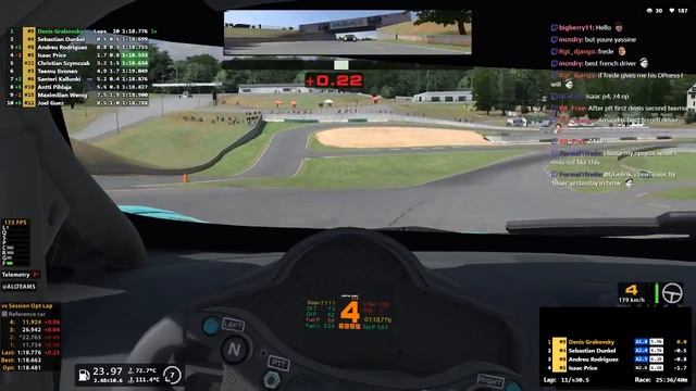 iRacing: Blancpain Sprint Series | McLaren MP4-12C @ Road Atlanta смотреть онлайн