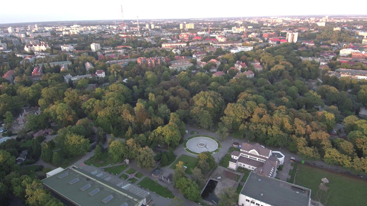 Калининградский зоопарк один из старейших в Европе, аэросъемка смотреть онлайн