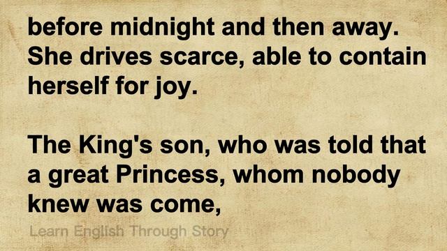 Cinderella | Learn English Through Story | English Stories With Subtitles | Level 1 | Audiobook