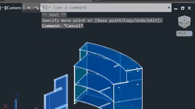 Using the Cross Piece command for AutoCAD or BricsCAD for to create connections on the bar counter смотреть онлайн