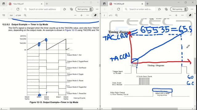Timers in MSP430 & HC-SR04 Ultrasonic Distance Sensor смотреть онлайн