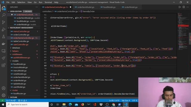 GOLANG PROJECT - Restaurant Management Backend, PART - 13 ⛱️ смотреть онлайн