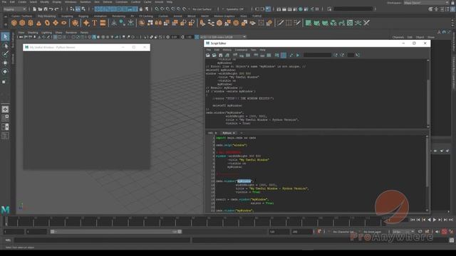 How to Delete Window with Mel and Python in Maya [Autodesk Maya] смотреть онлайн