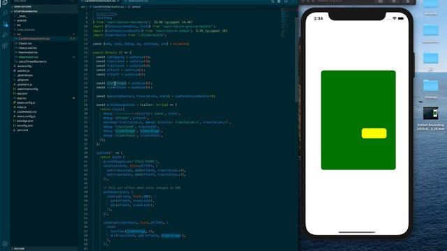 react native reanimated child parent interaction смотреть онлайн