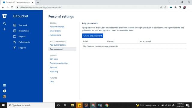 #BitBucket Create app password and how to use it in eclipse - BitBucket 3rd party authentication. смотреть онлайн