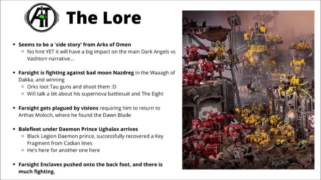 GW Reveals Contents of Arks of Omen: Farsight - Lore, Rules and Dark Times for the Enclaves... смотреть онлайн