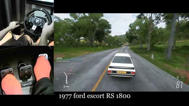 ford escort rs1800 1977 forza horizon 5 logitech g920 steering wheel смотреть онлайн