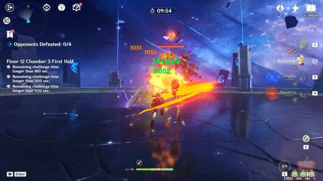 C6 Collei National & C0 Chiori Nilou Wet Rock Double Geo | Genshin Impact - Spiral Abyss 4.4 【原神】 смотреть онлайн