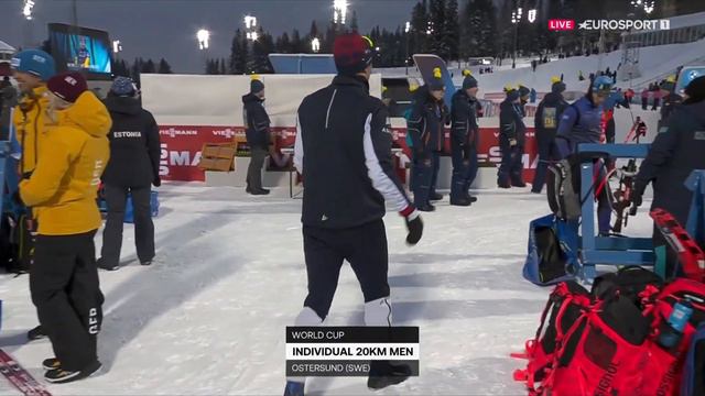 N17 Биатлон Кубок мира Этап 1 в Эстерсунде, Швеция Мужчины Индивидуальная гонка 20 км смотреть онлайн