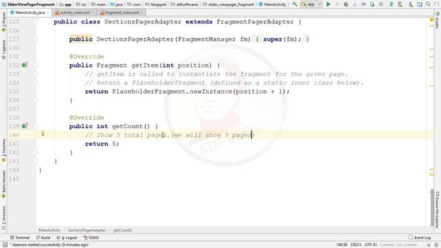 Slider using ViewPager - Android Studio - Java смотреть онлайн