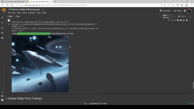Use Stable Diffusion 2.0 With the Deforum Notebook Quick setup guide With Samples смотреть онлайн