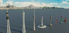 Сравнение размеров самой высокой башни | Сравнение 3D-анимации