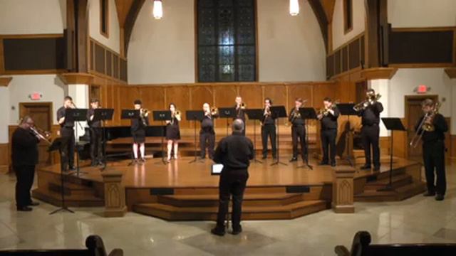 Lee University Trombone Ensemble - "Ave Maria (Angelus Domini)" by Franz Biebl смотреть онлайн