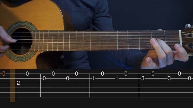 Interstellar Main Theme - Hans Zimmer (Simple Guitar Tab) смотреть онлайн