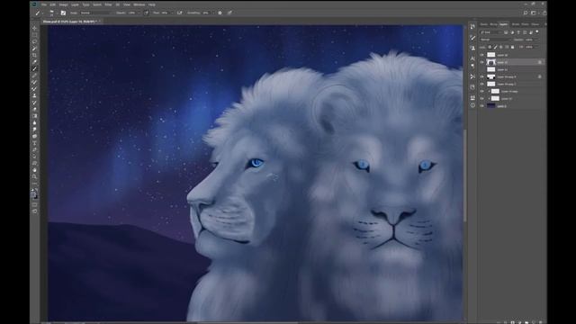 LionsGate, Commission SPEEDPAINT (photoshop Cc)