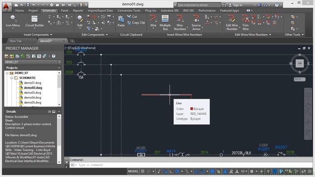 07 - 02 Invoking Commands In AutoCAD Electrical смотреть онлайн