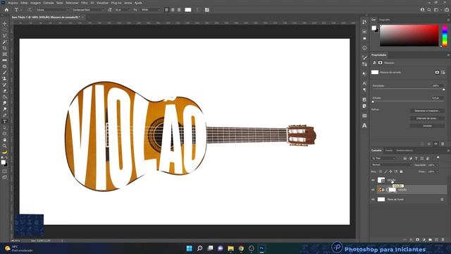 Efeito de Texto que se Molda a Imagem no Photoshop смотреть онлайн