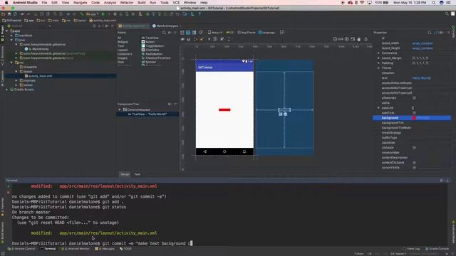 Git Tutorial for Android Studio смотреть онлайн