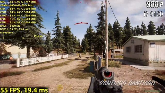 Far Cry 5 - GTX 1050 2gb - i3 8100 - G4560 - 1080p - 900p - 720p - 1440p - benchmark смотреть онлайн