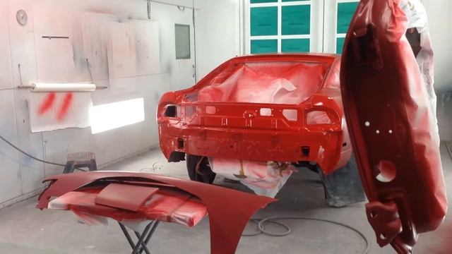 Time-Laps of Painting Brody Goble's Nissan 240SX S13 Drift Race Car - Part 2 смотреть онлайн