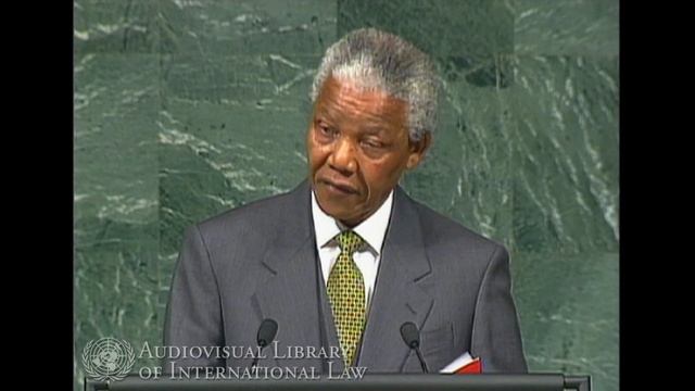 Nelson Mandela on the Apartheid Convention - 1994 смотреть онлайн