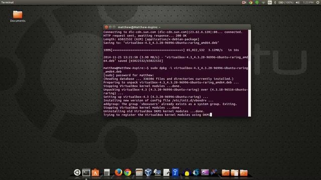 Updating VirtualBox in Ubuntu 14.04 смотреть онлайн