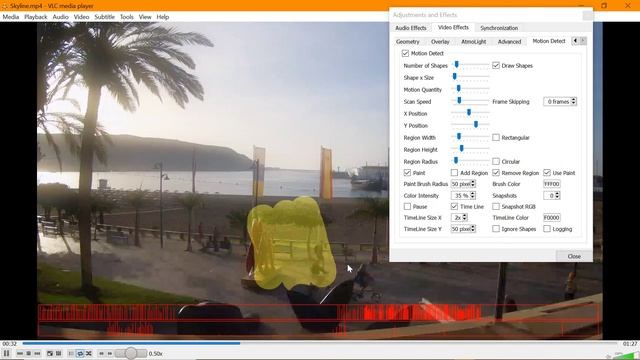 VLC media player motion detection plugin demo смотреть онлайн