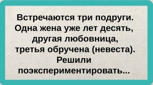 Встречаются Три Подруги... Сборник Смешных Анекдотов и Историй Каждый День Без Повторов! Юмор, смех!