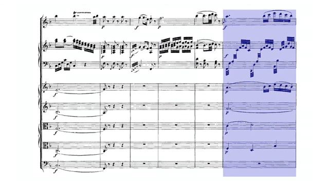 🎶W. A. MOZART - Concerto for FLUTE and HARP in C major [K. 299] - (Sheet Music Scrolling) смотреть онлайн