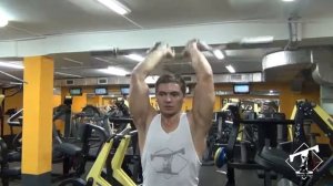 Как накачать трицепс разгибания рук с ez штангой из за головы, техника