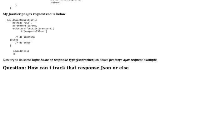Magento: Check an ajax response is json or else using prototype js смотреть онлайн