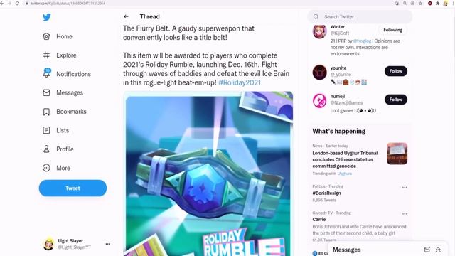 (?️EVENT) How To Get The Flury Belt For FREE | Roblox Roliday Event смотреть онлайн
