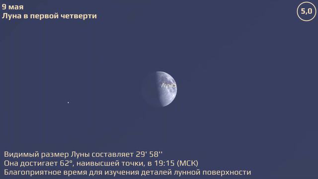 Краснодар 9.5.2022 — 15.5.2022. Астрономические события смотреть онлайн
