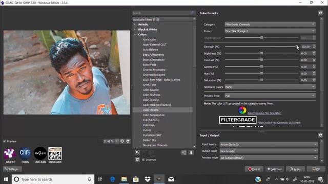 How to Add LUTs in GIMP using GMIC Plugin | Teal and Orange look in GIMP | #99 смотреть онлайн