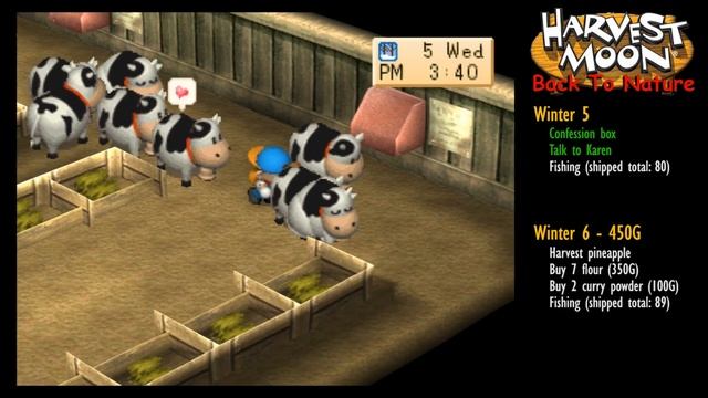 #33 Master Walkthrough Winter 4-6 [Harvest Moon: Back to Nature] [LONGPLAY] смотреть онлайн
